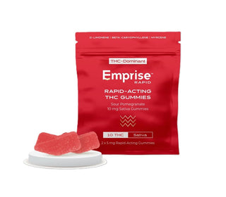 Emprise Rapid - Sour Pomegranate 10 mg THC Sativa Gummies