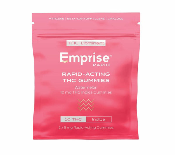 Emprise Rapid Watermelon 10 mg THC Indica Gummies