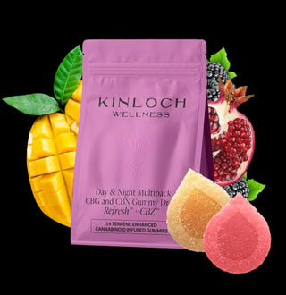 Kinloch Day & Night Multipack-CBG & CBN Gummy Drops-Refresh + CBZ