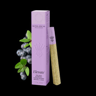 Kinloch Elevate CBD 240 Infused Pre-Roll Wild Blueberry Terpene 3 Pack